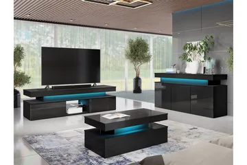 Glenndale Highboard - Svart - Förvaring - Förvaringsmöbler - Byrå