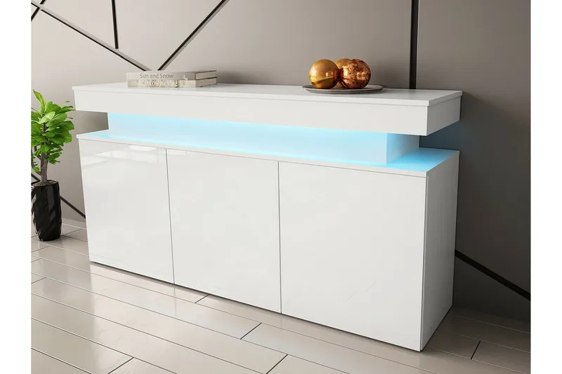 Glenndale Highboard - Vit - Förvaring - Förvaringsmöbler - Byrå