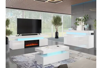 Glenndale Highboard - Vit - Förvaring - Förvaringsmöbler - Byrå
