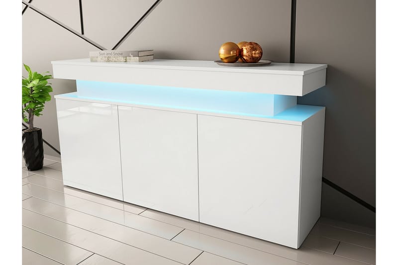 Glenndale Highboard Vit - Förvaring - Förvaringsmöbler - Byrå