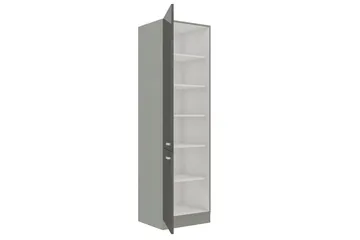 Grey Skåp med dörrar 40x57x210 cm - Grå/Vit - Förvaring - Förvaringsmöbler - Byrå