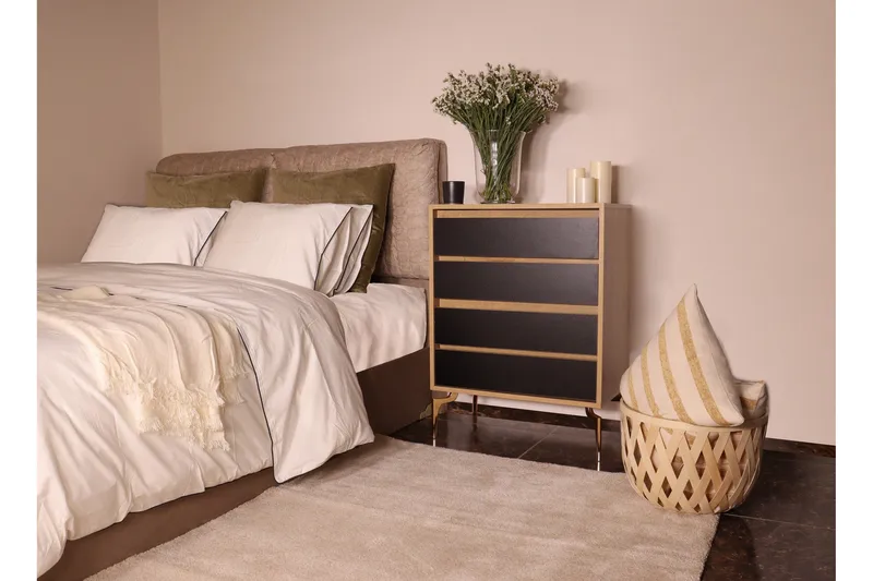 Highboard 40x70 cm - Natur/Svart - Förvaring - Förvaringsmöbler - Byrå