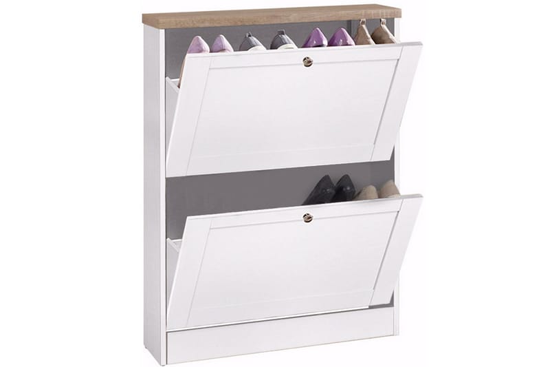 Hörnbyrå Loft24 Naveen Skolåda 70x90 cm Vit - Förvaring - Förvaringsmöbler - Byrå