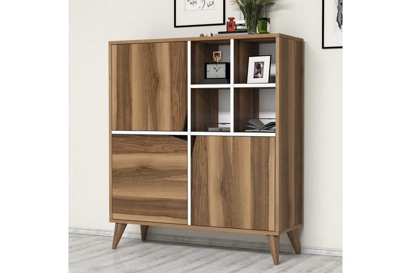 Hovdane Förvaringsskåp 100 cm - Brun/Vit - Förvaring - Förvaringsmöbler - Byrå