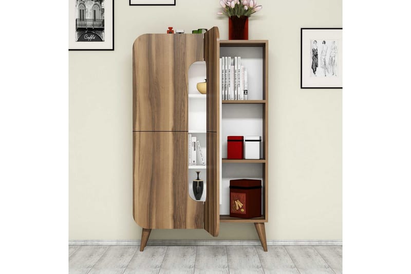 Hovdane Förvaringsskåp 108 cm - Brun/Vit - Förvaring - Förvaringsmöbler - Byrå