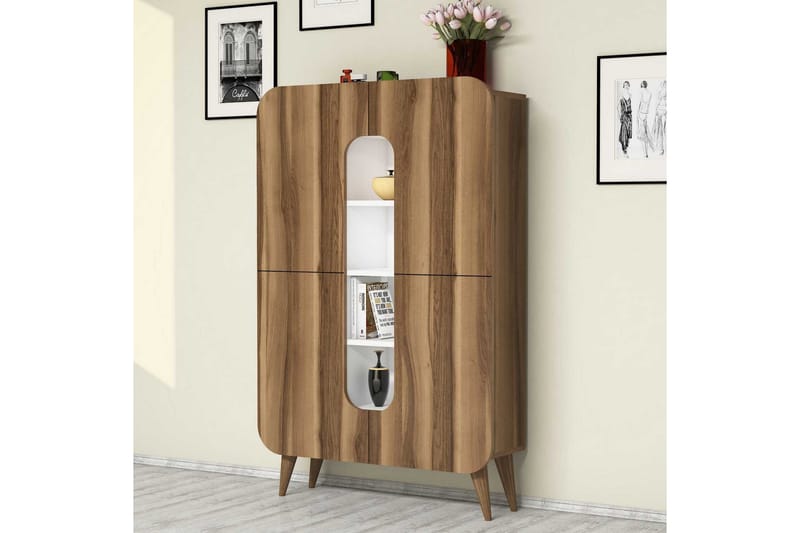 Hovdane Förvaringsskåp 108 cm - Brun/Vit - Förvaring - Förvaringsmöbler - Byrå