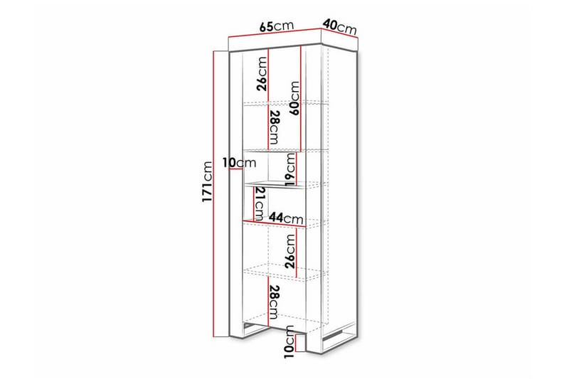 Juniskär Highboard - Antracit - Förvaring - Förvaringsmöbler - Byrå