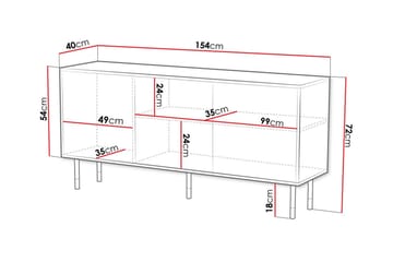 Juniskär Highboard - Svart - Förvaring - Förvaringsmöbler - Byrå
