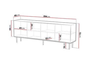 Juniskär Highboard - Svart - Förvaring - Förvaringsmöbler - Byrå