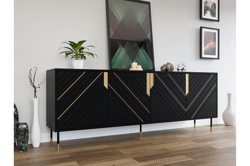 Juniskär Highboard - Svart - Förvaring - Förvaringsmöbler - Byrå