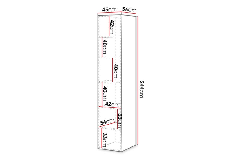 Juniskär Highboard - Svart - Förvaring - Förvaringsmöbler - Byrå