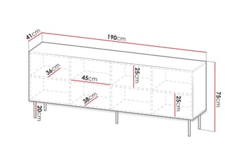 Juniskär Highboard - Svart - Förvaring - Förvaringsmöbler - Byrå