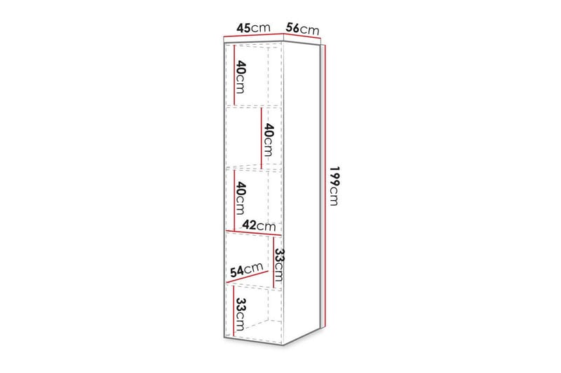 Juniskär Highboard - Svart - Förvaring - Förvaringsmöbler - Byrå