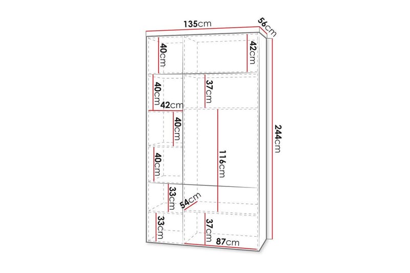 Juniskär Highboard - Svart - Förvaring - Förvaringsmöbler - Byrå