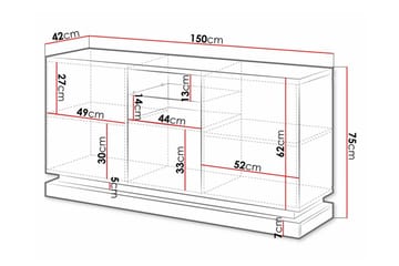 Juniskär Highboard - Svart - Förvaring - Förvaringsmöbler - Byrå