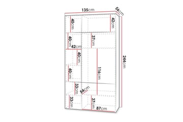 Juniskär Highboard - Vit - Förvaring - Förvaringsmöbler - Byrå