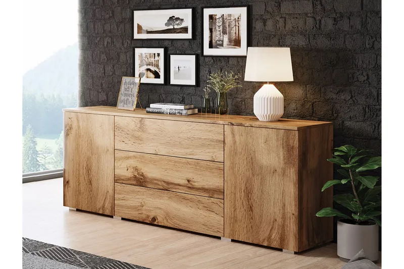 Kankuro Byrå 111x68 cm - Natur - Förvaring - Förvaringsmöbler - Byrå