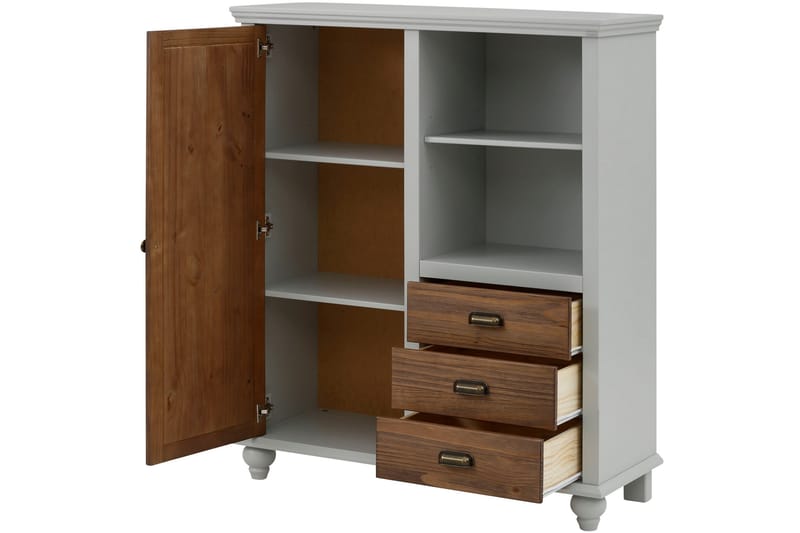 KANSAL Highboard Grå/Brun - Förvaring - Förvaringsmöbler - Byrå