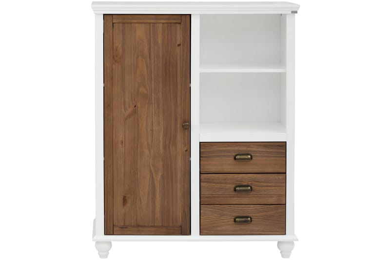 KANSAL Highboard Vit/Brun - Förvaring - Förvaringsmöbler - Byrå