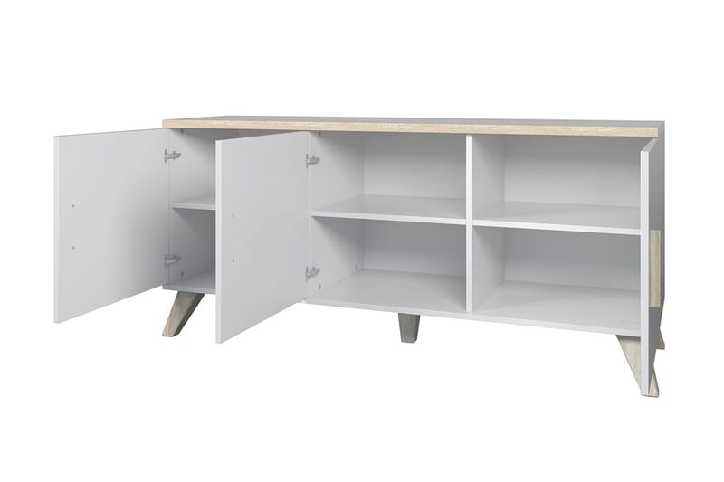 Kardos Byrå 45x150 cm - Natur/Svart - Förvaring - Förvaringsmöbler - Byrå