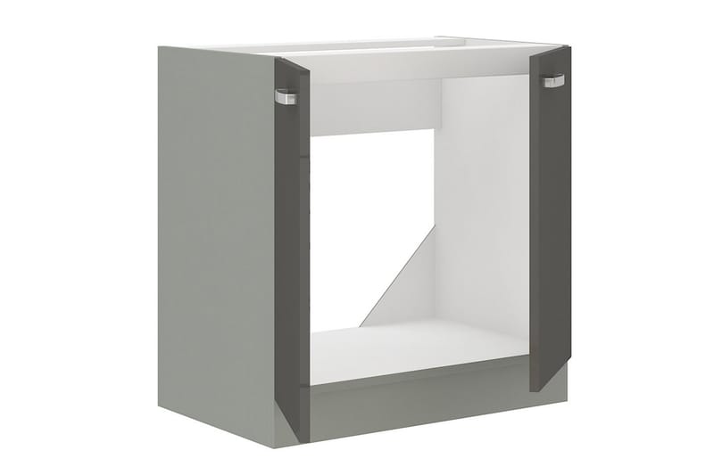 KARMEN Skåp för tvättmaskin 80x52x82 cm - Beige/Grå - Förvaring - Förvaringsmöbler - Byrå