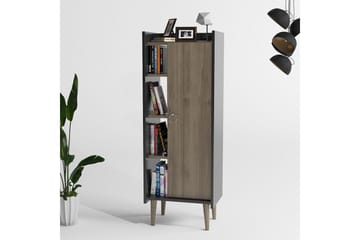 Keachi Highboard 50x30 cm - Mörkbrun/Antracit - Förvaring - Förvaringsmöbler - Byrå