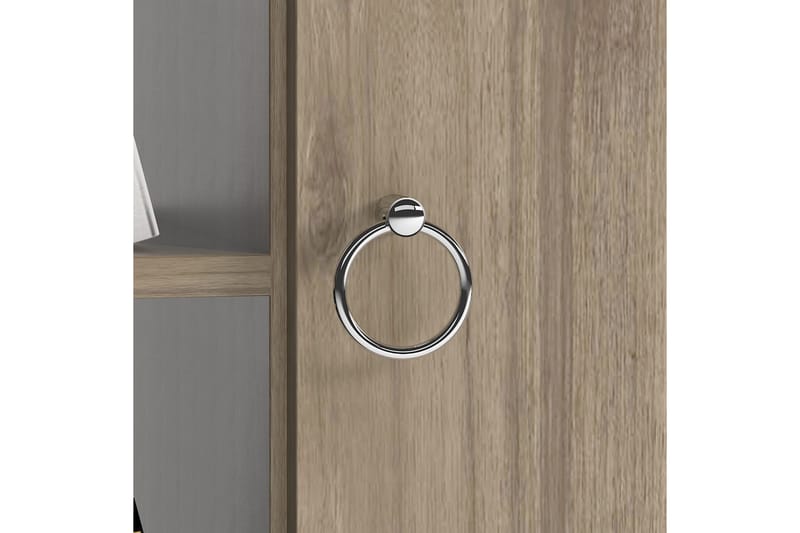 Keachi Highboard 50x30 cm - Mörkbrun/Antracit - Förvaring - Förvaringsmöbler - Byrå