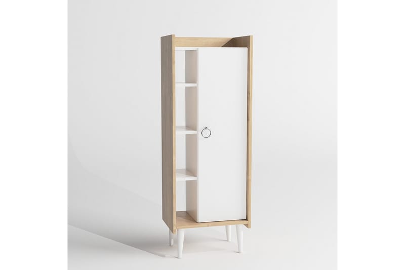 Keachi Highboard 50x30 cm - Natur/Vit - Förvaring - Förvaringsmöbler - Byrå