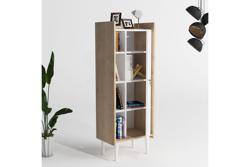 Keachi Highboard 50x30 cm - Natur/Vit - Förvaring - Förvaringsmöbler - Byrå