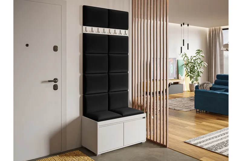 Kenmare Highboard Grey/Black - Förvaring - Förvaringsmöbler - Byrå