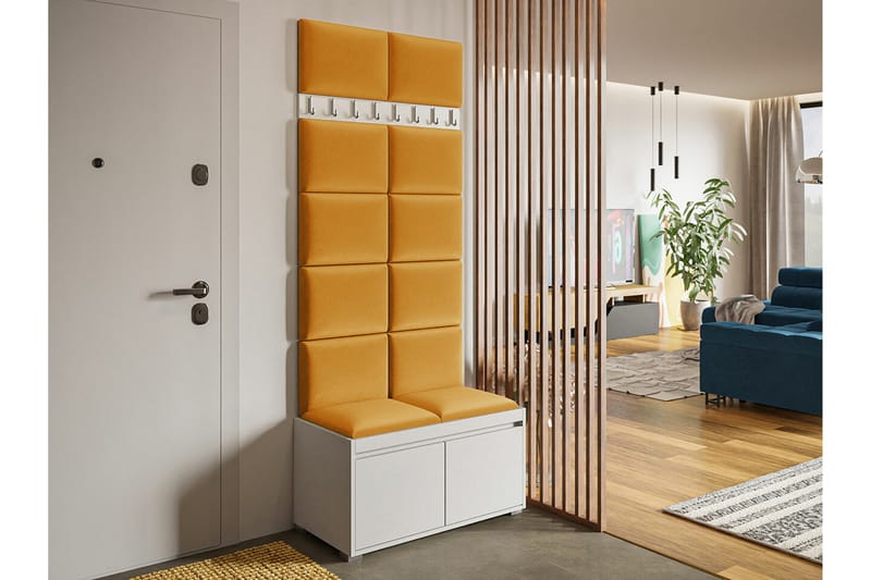 Kenmare Highboard Gul/Vit - Förvaring - Förvaringsmöbler - Byrå