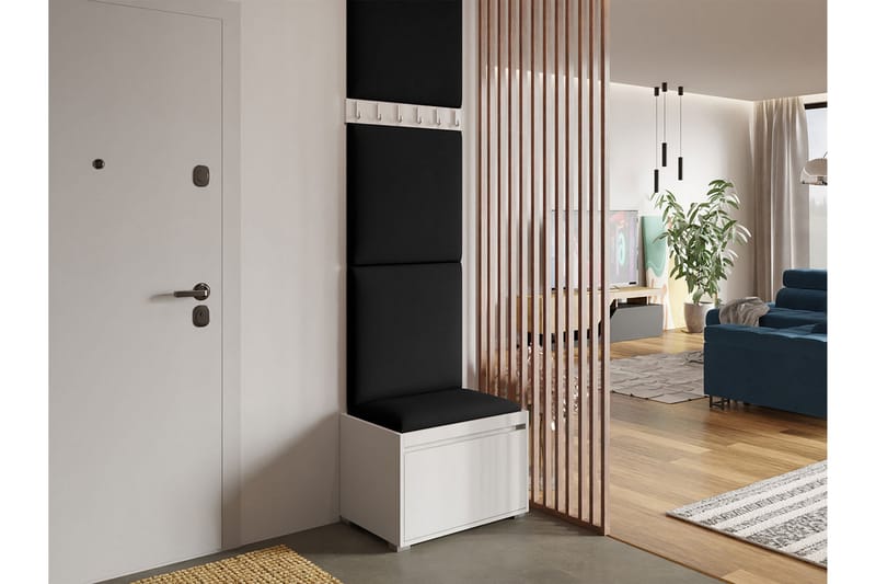Kenmare Highboard Svart/Vit - Förvaring - Förvaringsmöbler - Byrå