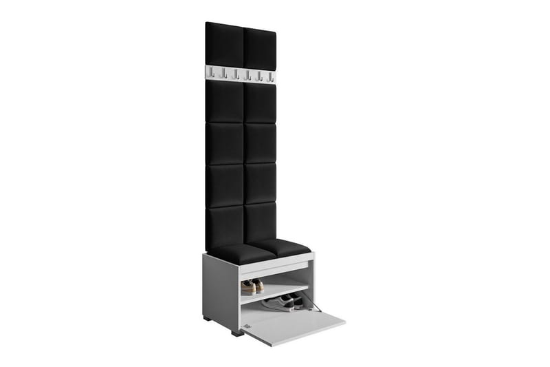 Kenmare Highboard Vit/Svart - Förvaring - Förvaringsmöbler - Byrå