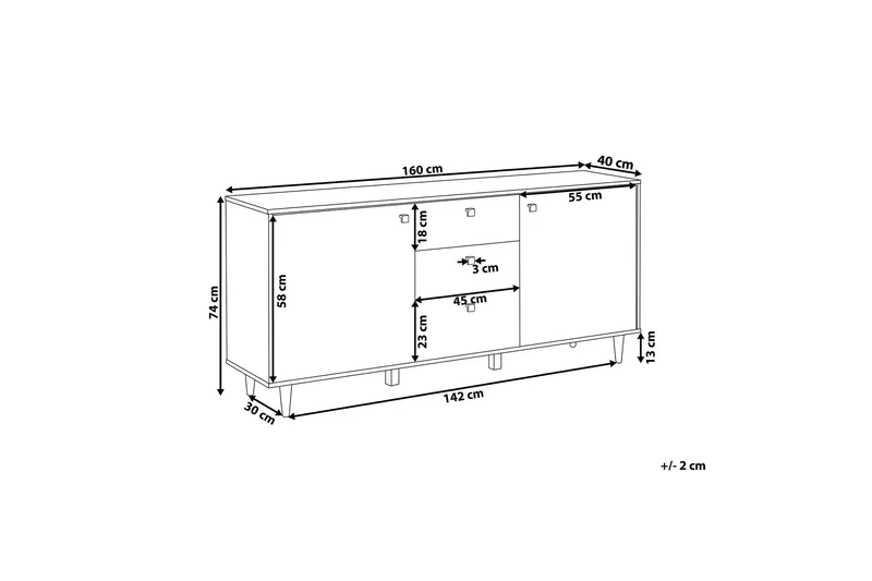 Khut Skåp - Svart - Förvaring - Förvaringsmöbler - Byrå