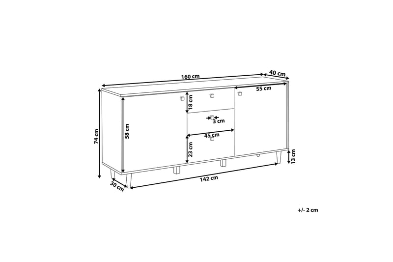 Khut Skåp - Svart - Förvaring - Förvaringsmöbler - Byrå