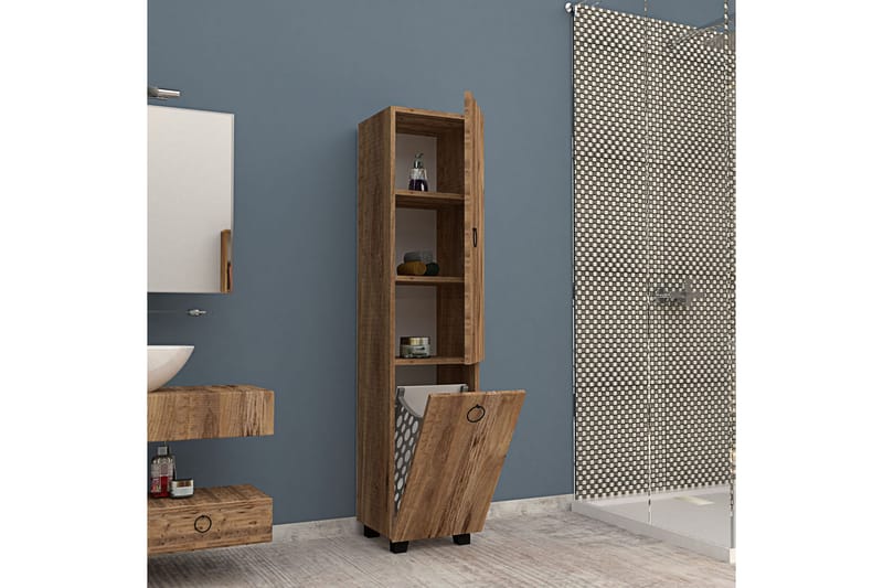 Kolpelle Badrumsskåp - Brun - Förvaring - Förvaringsmöbler - Byrå