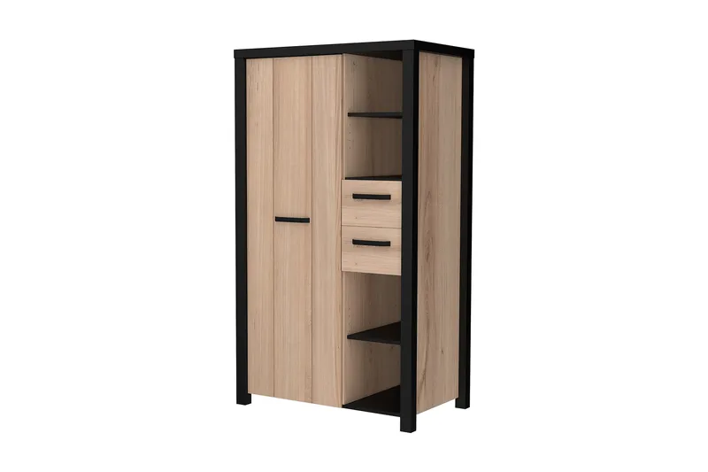 Konitsa Highboard 53x91 cm - Brun/Svart - Förvaring - Förvaringsmöbler - Byrå