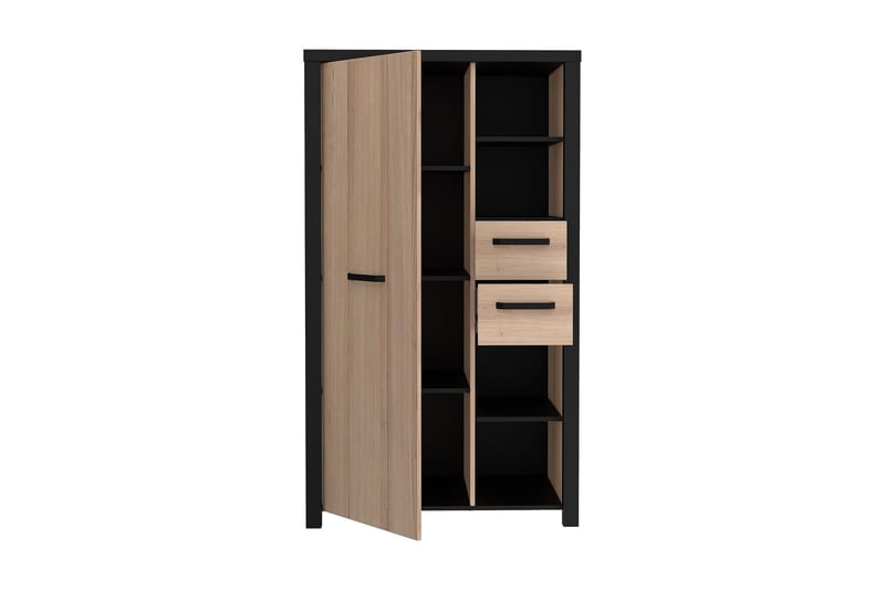 Konitsa Highboard 53x91 cm - Brun/Svart - Förvaring - Förvaringsmöbler - Byrå