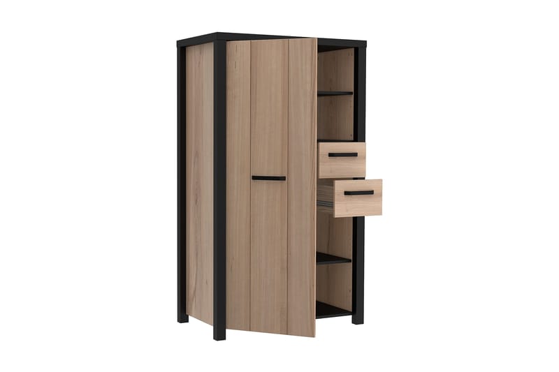 Konitsa Highboard 53x91 cm - Brun/Svart - Förvaring - Förvaringsmöbler - Byrå