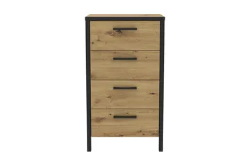 Koufalia Byrå 40x51 cm - Brun/Svart - Förvaring - Förvaringsmöbler - Byrå