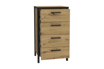 Koufalia Byrå 40x51 cm - Brun/Svart - Förvaring - Förvaringsmöbler - Byrå