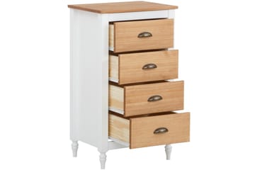 Lenham Byrå 45x35 cm 4 Lådor - Vit - Förvaring - Förvaringsmöbler - Byrå