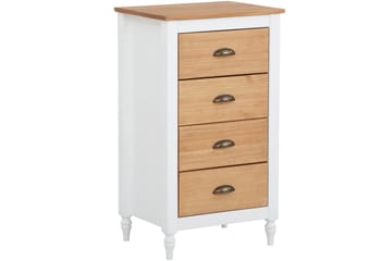 Lenham Byrå 45x35 cm 4 Lådor - Vit - Förvaring - Förvaringsmöbler - Byrå