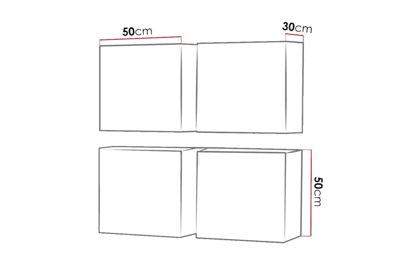 LISBURN Byrå 100 cm - Förvaring - Förvaringsmöbler - Byrå