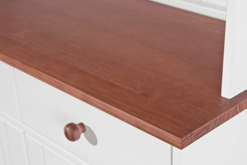 Livesey Skänkvitrin - Vit/Natur - Förvaring - Förvaringsm öbler - Byrå