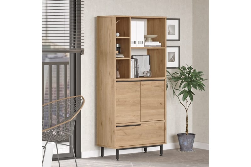 Liyakat Highboard - Valnöt - Förvaring - Förvaringsmöbler - Byrå