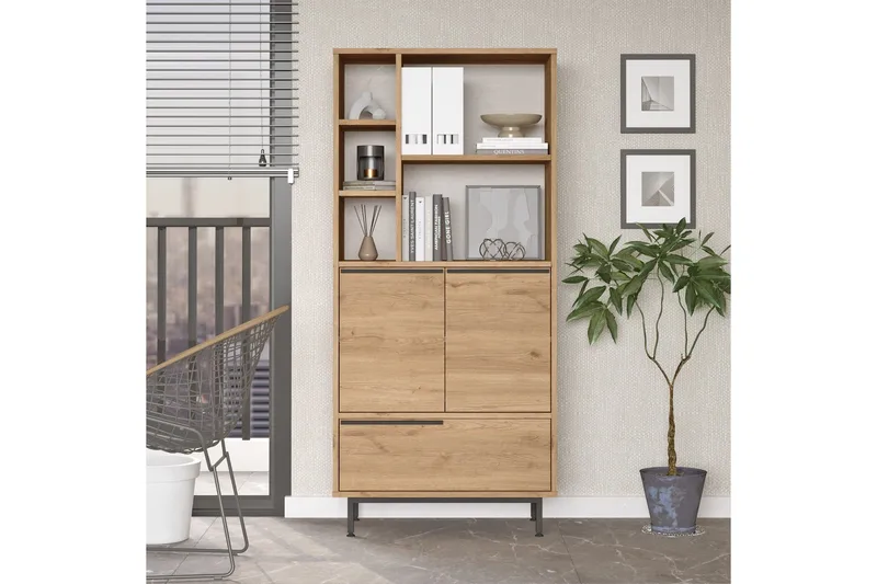 Liyakat Highboard - Valnöt - Förvaring - Förvaringsmöbler - Byrå