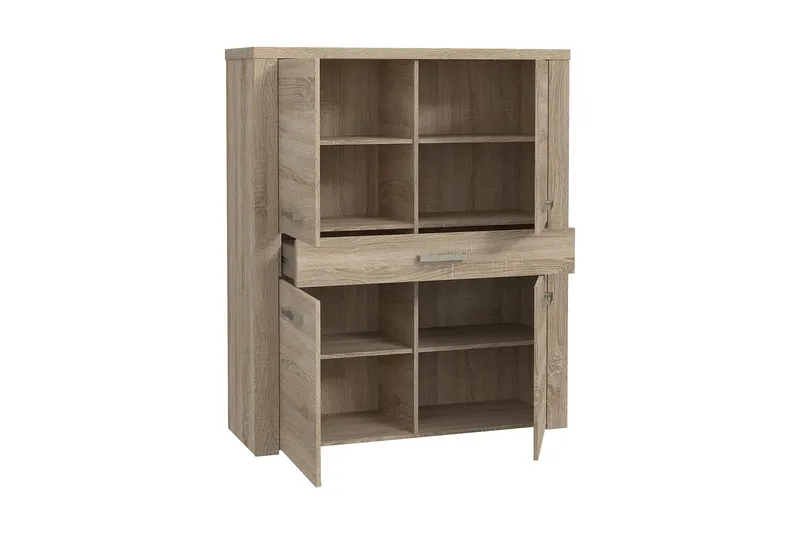 Loannia Highboard 42x117 cm - Brun - Förvaring - Förvaringsmöbler - Byrå
