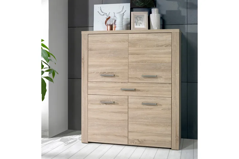 Loannia Highboard 42x117 cm - Brun - Förvaring - Förvaringsmöbler - Byrå