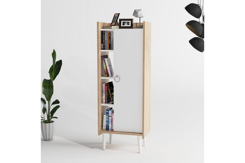 LOGGY Highboard 50x30 cm Natur/Vit - Förvaring - Förvaringsmöbler - Byrå